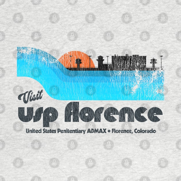 Visit USP Florence ADMAX Prison Retro Tourist Souvenir by darklordpug